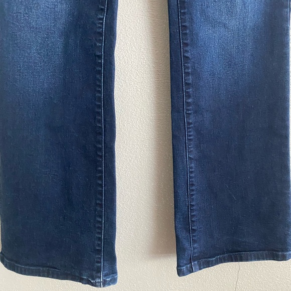 Nine West Women’s Jeans Size 12 Bootcut Dark Denim High Rise - Picture 5 of 7